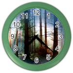 Old_forest Color Wall Clock