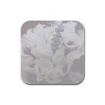 Personalized Wedding Favors Rubber Square Coaster (4 pack)