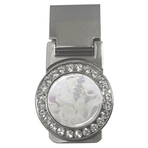 Personalized Wedding Favors Money Clip (CZ) from ZippyPress Front