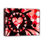 Love Heart Splatter Deluxe Canvas 16  x 12  (Stretched) 