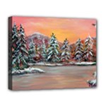  Jane s Winter Sunset   by Ave Hurley of ArtRevu ~ Deluxe Canvas 20  x 16  (Stretched)