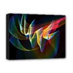 Northern Lights, Abstract Rainbow Aurora Deluxe Canvas 16  x 12  (Framed) 