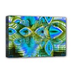 Mystical Spring, Abstract Crystal Renewal Deluxe Canvas 18  x 12  (Framed)