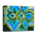 Mystical Spring, Abstract Crystal Renewal Deluxe Canvas 20  x 16  (Framed)