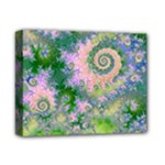 Rose Apple Green Dreams, Abstract Water Garden Deluxe Canvas 14  x 11  (Framed)