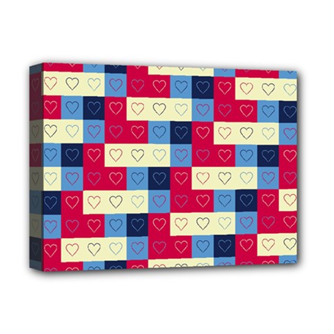 Hearts Deluxe Canvas 16  x 12  (Framed)  from ZippyPress