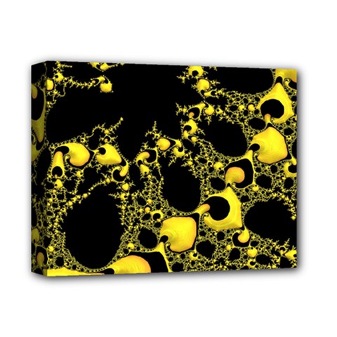 Special Fractal 04 Yellow Deluxe Canvas 14  x 11  (Framed) from ZippyPress