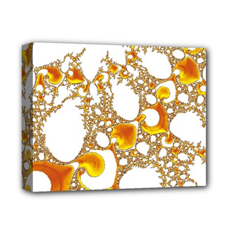 Special Fractal 04 Orange Deluxe Canvas 14  x 11  (Framed) from ZippyPress