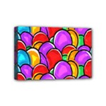 Colored Easter Eggs Mini Canvas 6  x 4  (Framed)