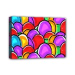 Colored Easter Eggs Mini Canvas 7  x 5  (Framed)