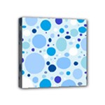 Bubbly Blues Mini Canvas 4  x 4  (Framed)