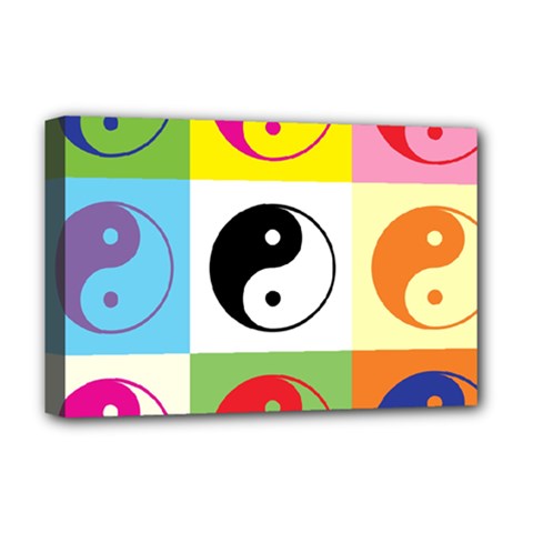 Ying Yang   Deluxe Canvas 18  x 12  (Framed) from ZippyPress