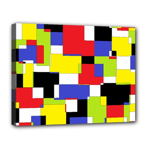 Mod Geometric Canvas 14  x 11  (Framed) from ZippyPress