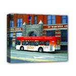 Double Decker Bus   Ave Hurley   Deluxe Canvas 14  x 11  (Framed)