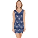 Tilted Anchors Bodycon Dress