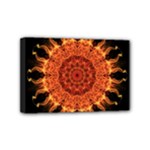 Flaming Sun Mini Canvas 6  x 4  (Framed)