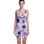 Purple Spots Bodycon Dress
