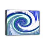 Abstract Waves Mini Canvas 7  x 5  (Framed)