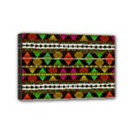 Aztec Style Pattern Mini Canvas 6  x 4  (Framed)