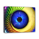 Eerie Psychedelic Eye Canvas 10  x 8  (Framed)