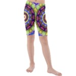 Rainbow Glass Kid s Mid Length Swim Shorts