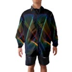 Abstract Rainbow Lily, Colorful Mystical Flower  Wind Breaker (Kids)