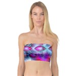 Crystal Northern Lights Palace, Abstract Ice  Bandeau Top