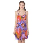 Crystal Star Dance, Abstract Purple Orange Camis Nightgown
