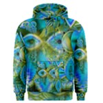 Mystical Spring, Abstract Crystal Renewal Men s Pullover Hoodie