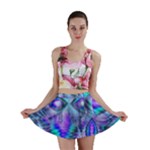 Peacock Crystal Palace Of Dreams, Abstract Mini Skirts