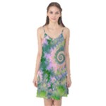 Rose Apple Green Dreams, Abstract Water Garden Camis Nightgown