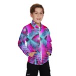 Ruby Red Crystal Palace, Abstract Jewels Wind Breaker (Kids)