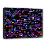 Purple galaxy Canvas 16  x 12 