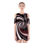 Decorative twist Cutout Shoulder Dress