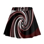 Decorative twist Mini Flare Skirt