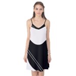 White and black abstraction Camis Nightgown