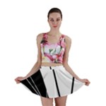White and Black  Mini Skirt