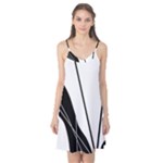White and Black  Camis Nightgown