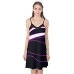 Purple, white and black lines Camis Nightgown