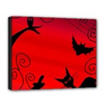 Halloween landscape Deluxe Canvas 20  x 16  