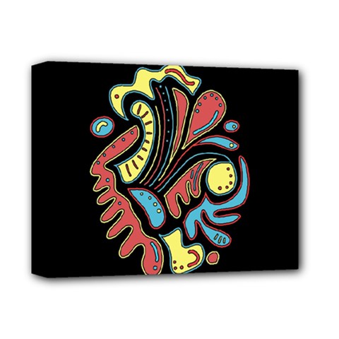 Colorful abstract spot Deluxe Canvas 14  x 11  from ZippyPress
