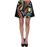 Colorful abstract spot Skater Skirt