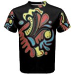 Colorful abstract spot Men s Cotton Tee