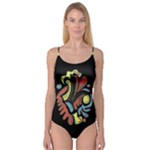 Colorful abstract spot Camisole Leotard 
