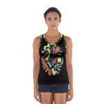 Colorful abstract spot Women s Sport Tank Top 