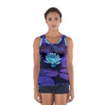 Lotus Flower Magical Colors Purple Blue Turquoise Women s Sport Tank Top 