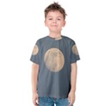 The Moon and blue sky Kids  Cotton Tee