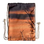 Tree branches and sunset Drawstring Bag (Large)
