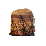 Colorful Sunset Drawstring Pouches (Large) 