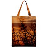 Colorful Sunset Zipper Classic Tote Bag